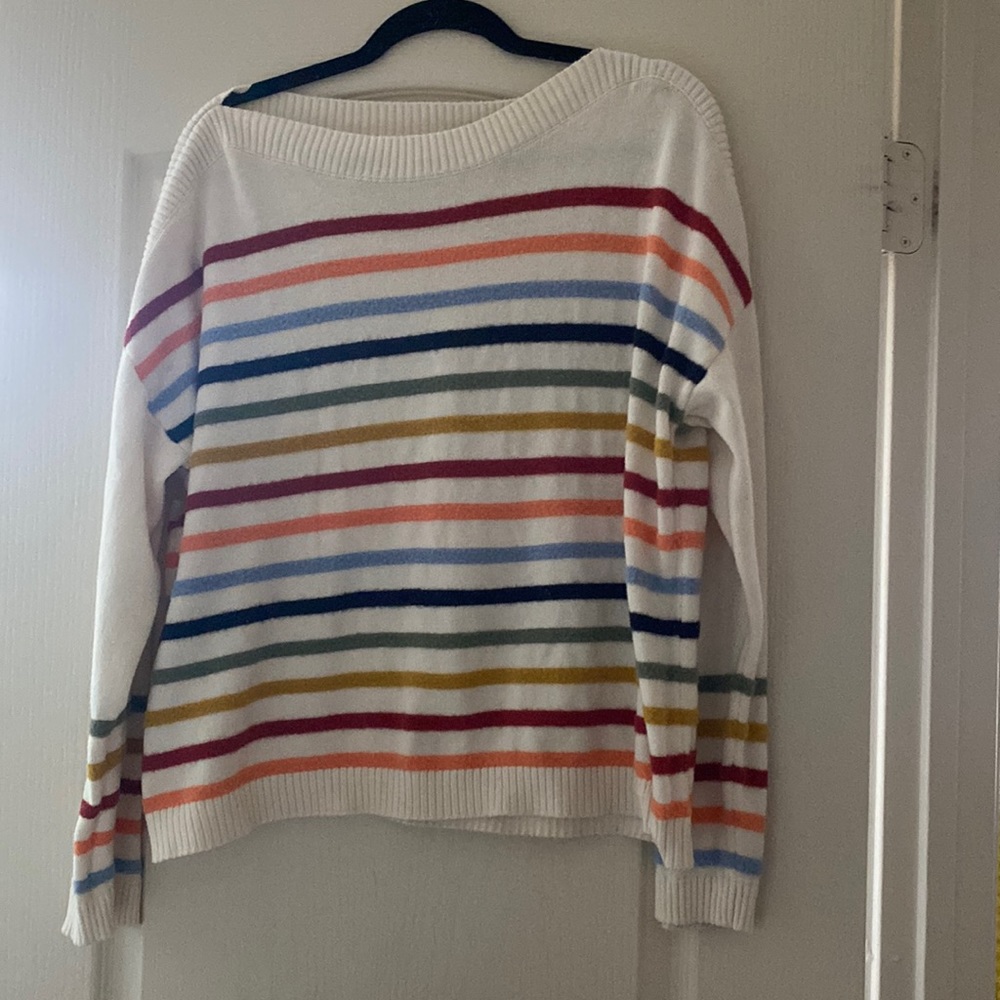 Loft rainbow sweater